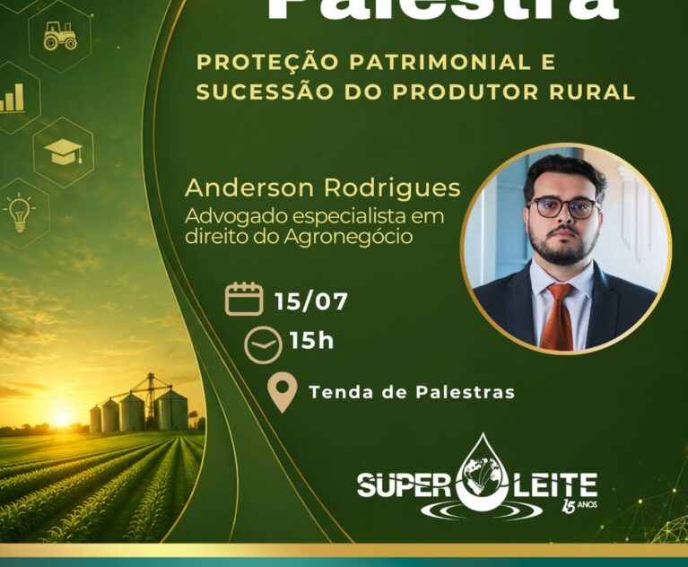 PALESTRA CONFIRMADA | SUPERLEITE 15 ANOS